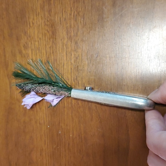 Bud Vase Handcrafted From Vintage Silverware - Picture 5 of 7